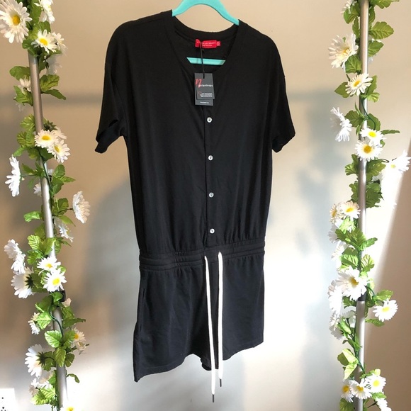 n:Philanthropy | NWT Black Casual Romper Size Small - Picture 3 of 9